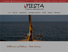 Tablet Screenshot of fiestapartyservice.com